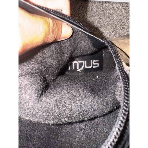 Mjus Patchwork Leather Boots knee-high multicolor brown green blue Size 36 EUC - Picture 6 of 6